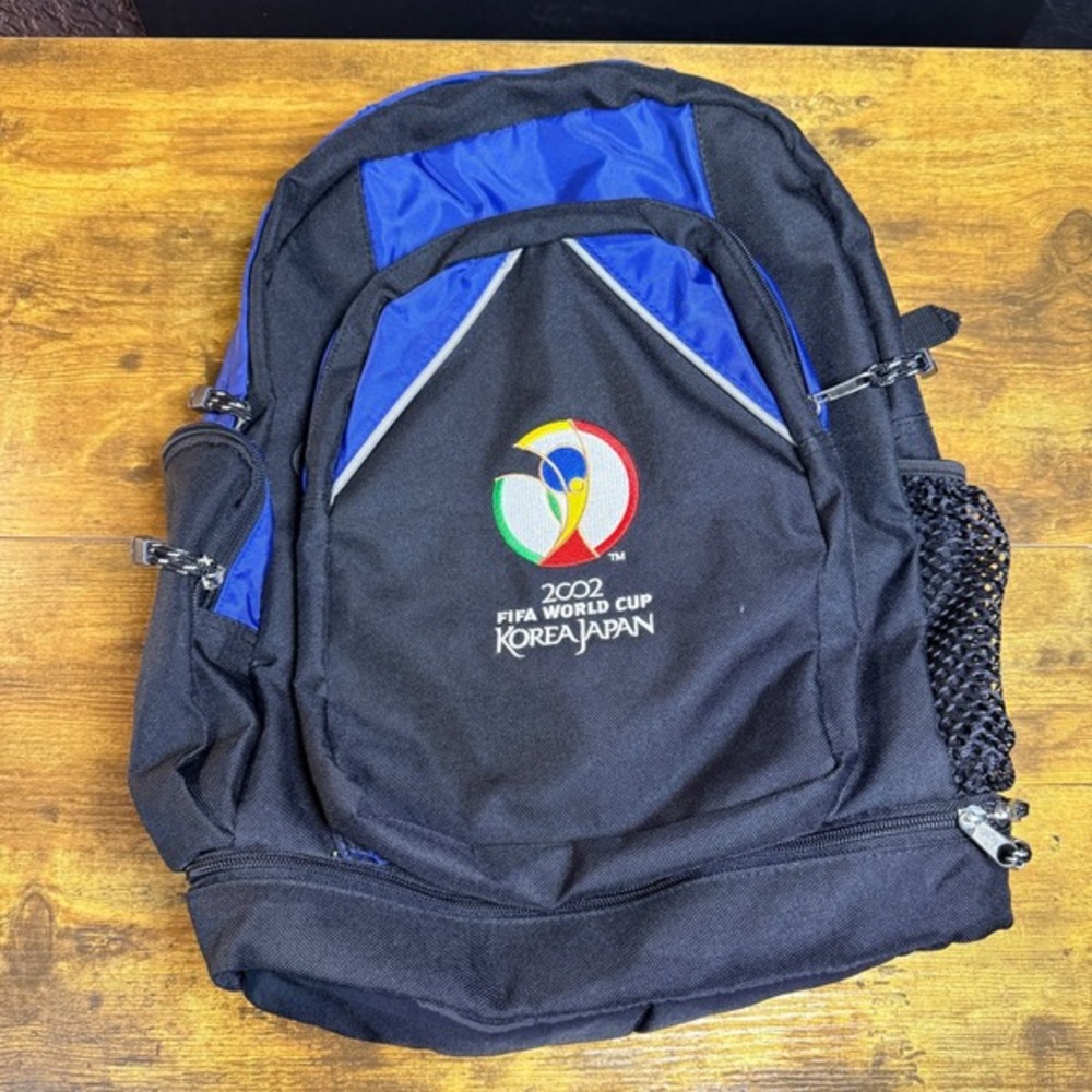 FIFA 2002 World Cup Korea Japan‎ Blue Black Nylon Backpack OSFA